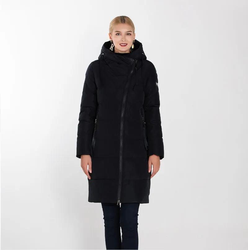 MODERN NEW SAGA Winter Long Coat Women Hooded Warm Long Jacket Women Winter Parka Ladies Coats Overcoat Woman Winter Coat