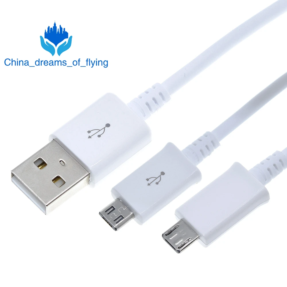 Кабель для зарядки Erilles Micro-USB 2.4A 0.8 м-1.5 м черный/ белый | Электронные компоненты и