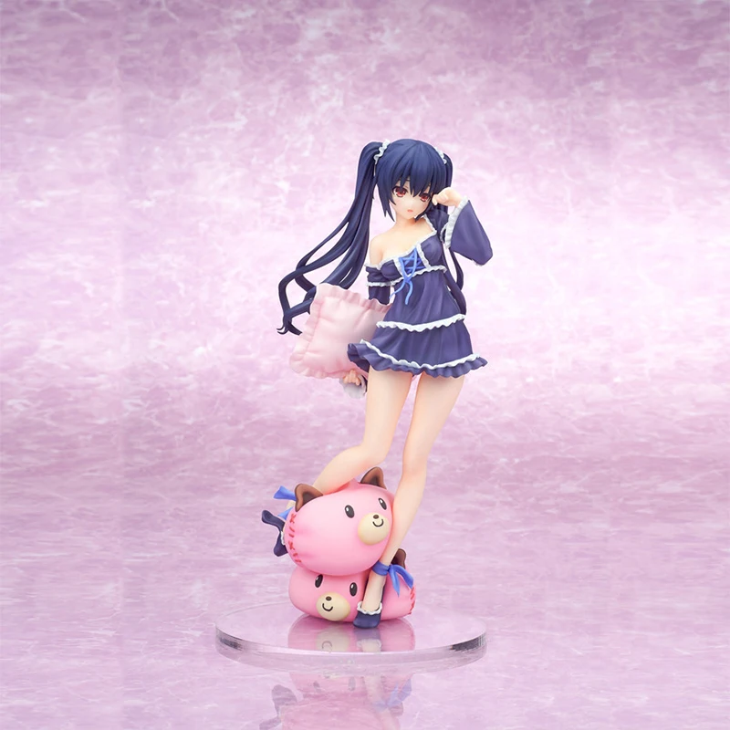 

PVC Anime Figure Toy Model Dolls Adult Collection Gift Choujigen Game Neptune Anime Noire Black Heart Pajama Pillow