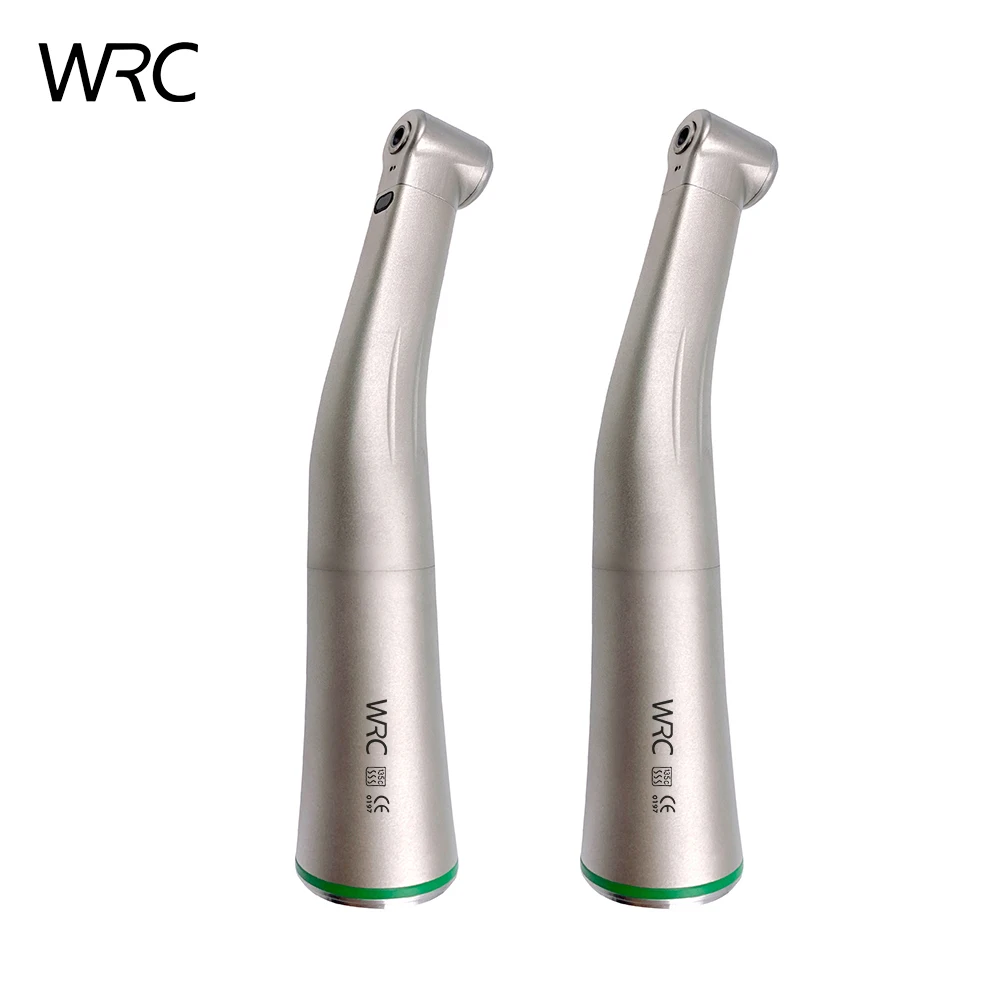 

Dentistry accessories 4:1 reduction contra angle dental low speed handpiece single spray optic fiber green ring X15/ X15L