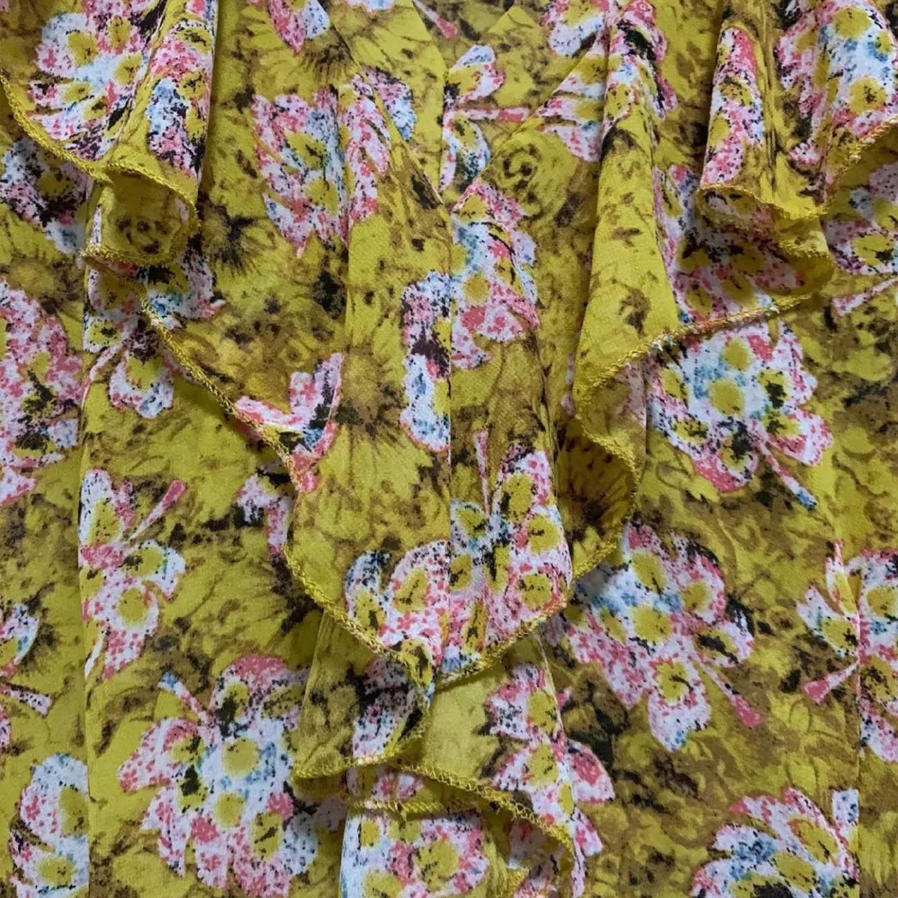 Женское платье-Русалка с оборками и коротким рукавом разрезом | Женская одежда