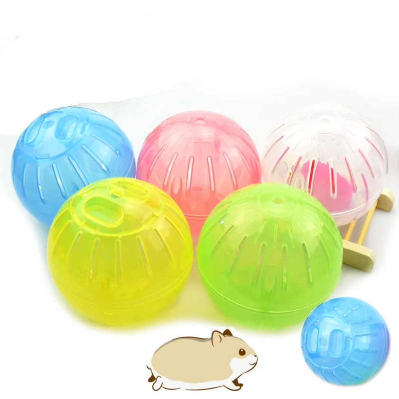 

Hamster Plastic Wheel Ball Sport Ball Running Wheel Small Animal Exercise Fitness Rolling Ball Windmills Hedgehog Accessories