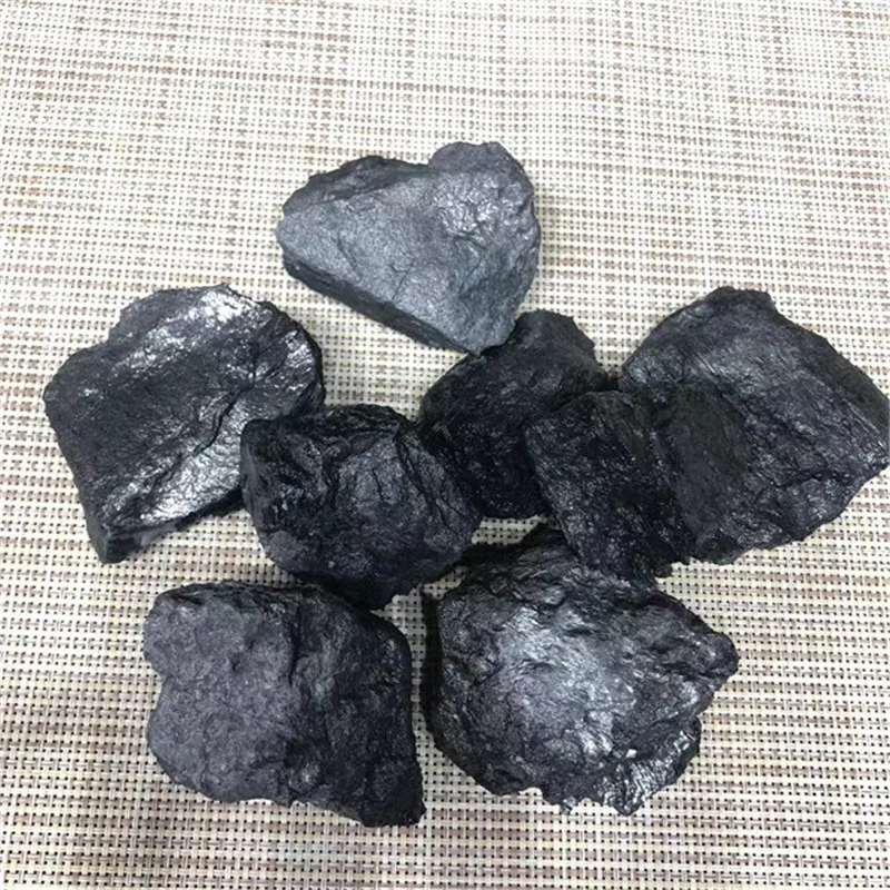 

Radiation Protection High Quality Raw Shungite Stone Healing Crystal Natural Ore For Home Decor