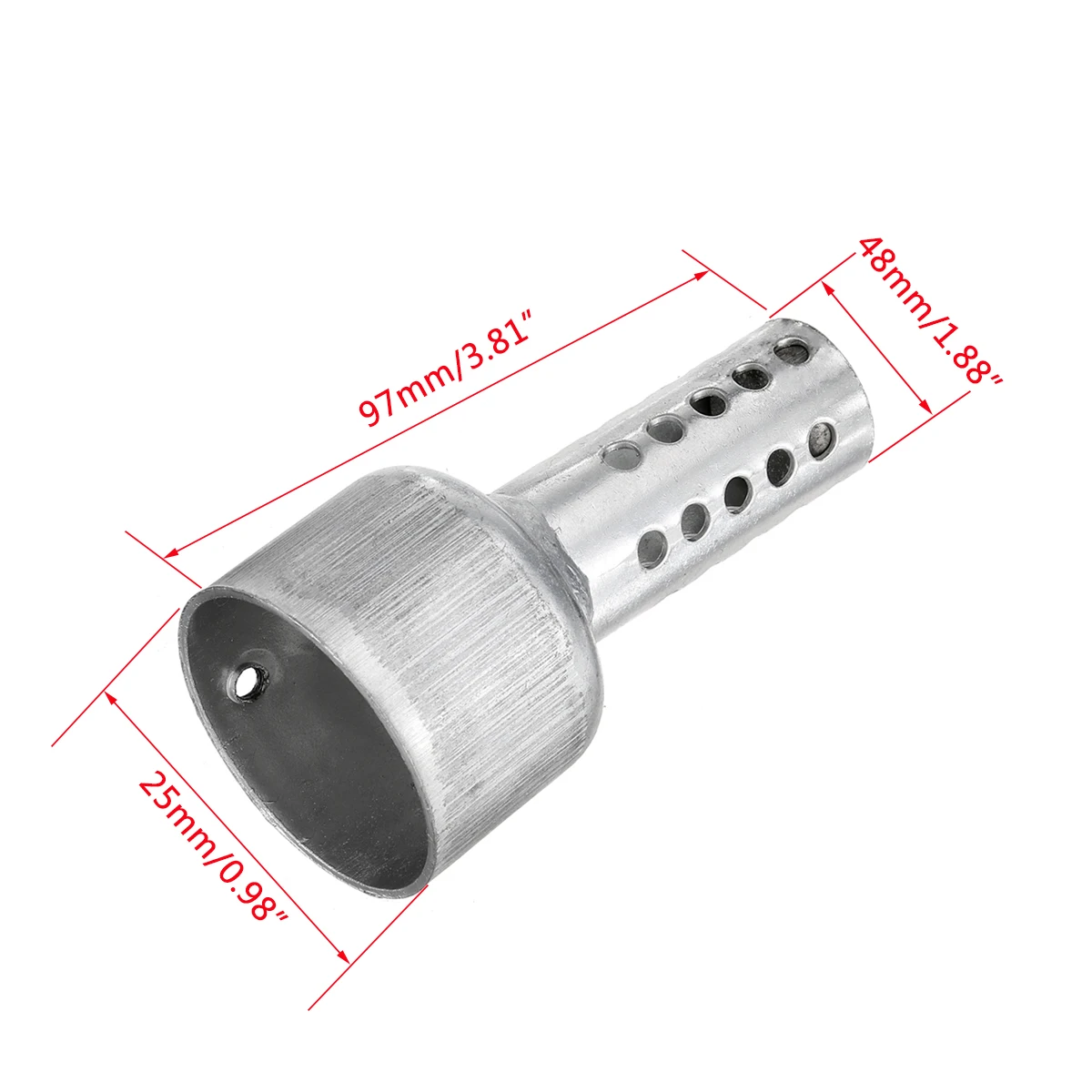 Универсальный мотоциклетный выхлопной наконечник Глушитель выхлопная труба для