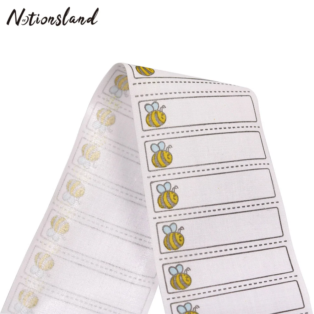 100 шт./пакет моющиеся переводная картинка пчелы узор название именные этикетки
