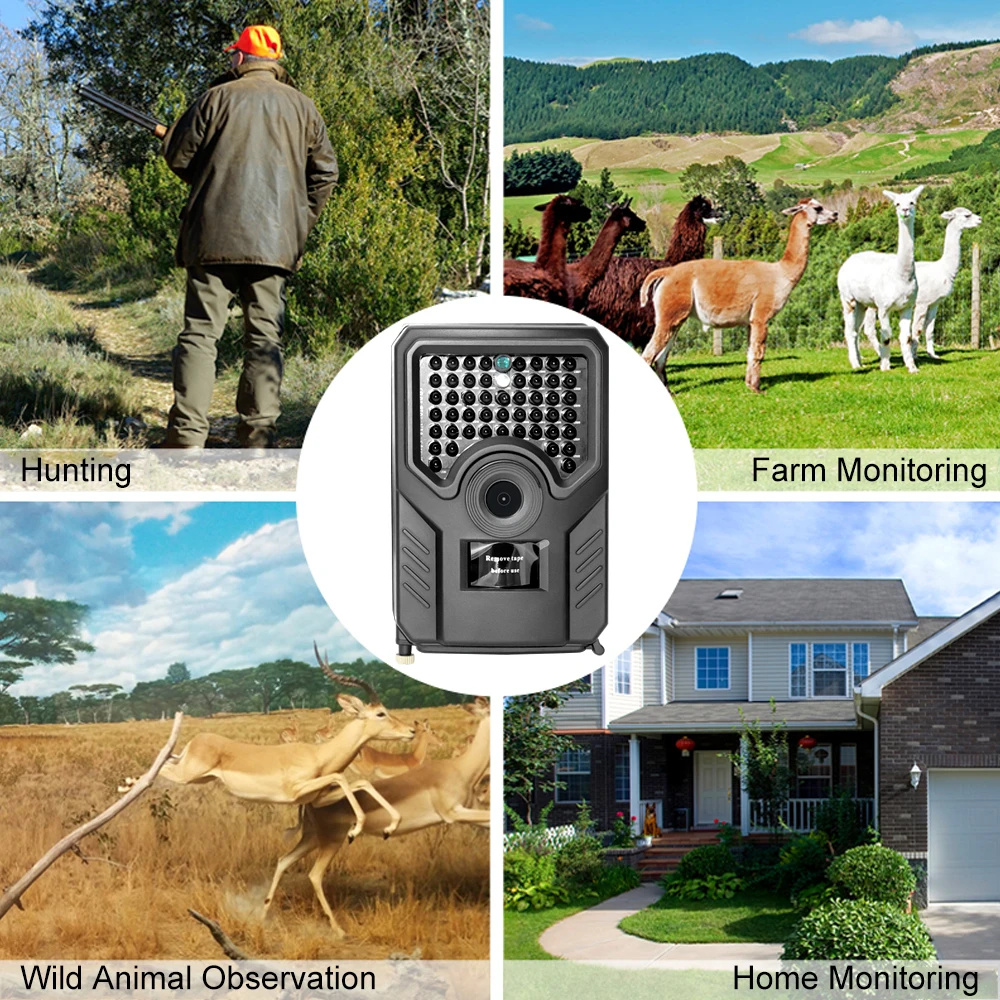 Trailcam Wildkamera наружная Водонепроницаемая 1080P 12MP фото 940NM ночное видение дикая