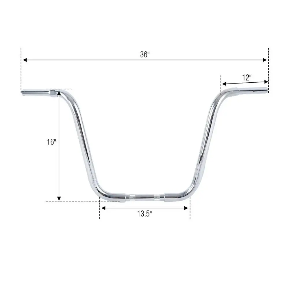 Мотоциклетные хромированные/Черные Подвески 16 &quotRise APE руль 1 1/4&quot для Harley Sportster XL