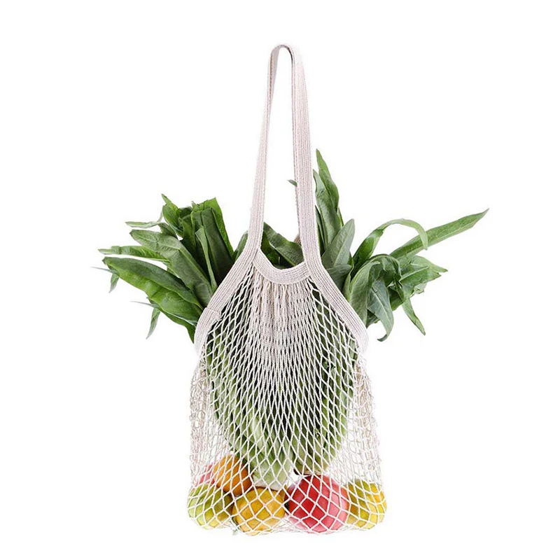 Reusable Shopping String Storage Mesh Bag Grocery Handbag Fishnet Woven Tote Fruit Environmental Home Supplies | Дом и сад