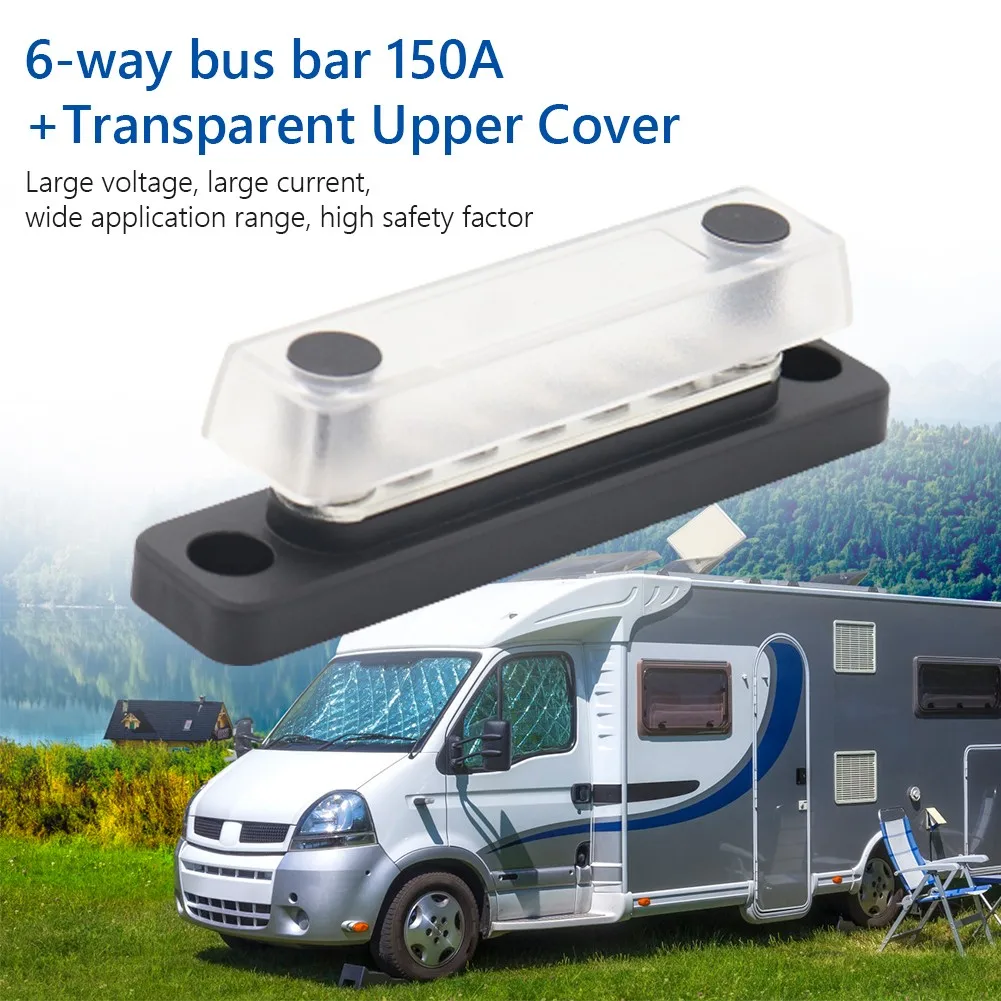 

107*23*28mm Bus Bar 69 Grams DC 48V High Voltage With Transparent Cover