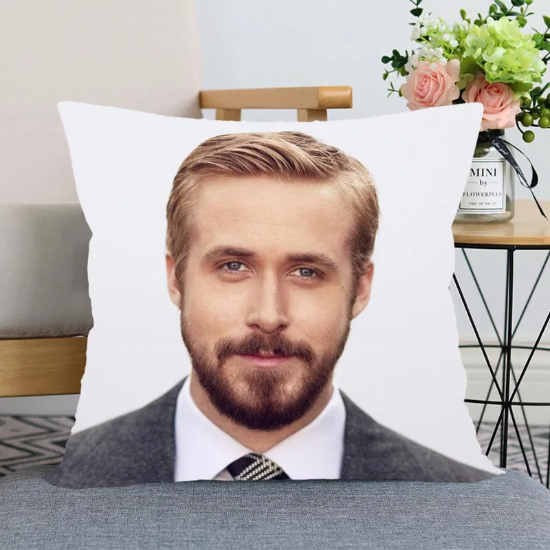Новый Ryan Gosling наволочка для спальни подарок украшения дома подушки квадратная