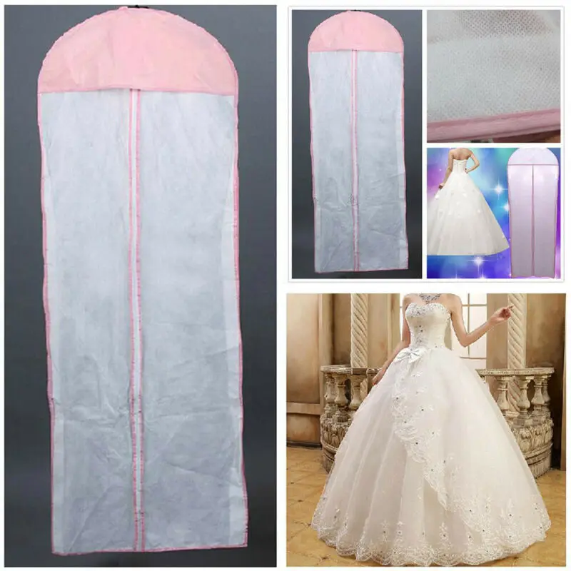 180 см свадебное платье одежда на молнии несущая пыленепроницаемый защитный чехол