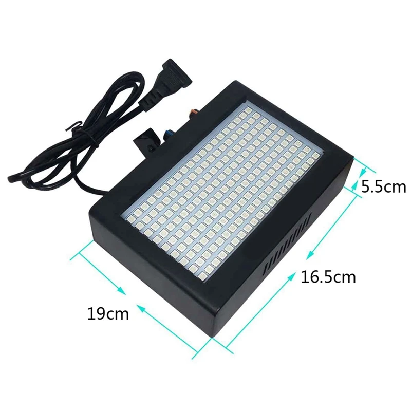 Promotion! 180 Leds Strobe Flash Light Portable 35W Rgb Remote Sound Control Speed Adjustable For Stage Disco Bar Party C | Освещение