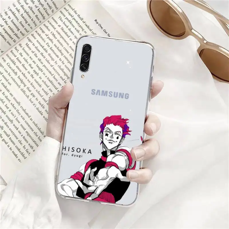 

Hisoka Hunter X hunter anime Phone Case Transparent for Samsung A71 S9 10 20 HUAWEI p30 40 honor 10i 8x xiaomi note 8 Pro 10t 11