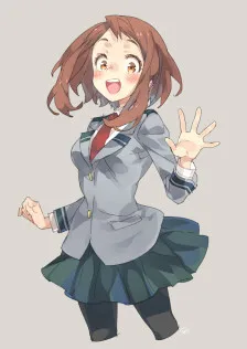 Японская анимация My Hero academic yuuei gakuin OCHAURARAKA школьная форма косплей Анимационный