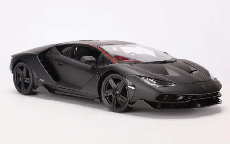 1:18 Lamborghini LP770 центенарио матовый черный/серый/красный/синий Литой Сплав модель автомобиля для детей Подарки