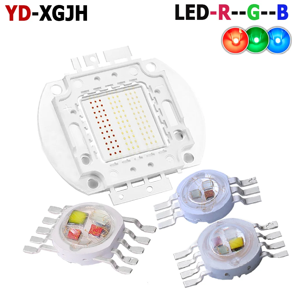 

Высокая мощность RGBW RGBWY 4pin 6pin 8pin 10pin цветной DIY Литье светодиодный источник света для сцены