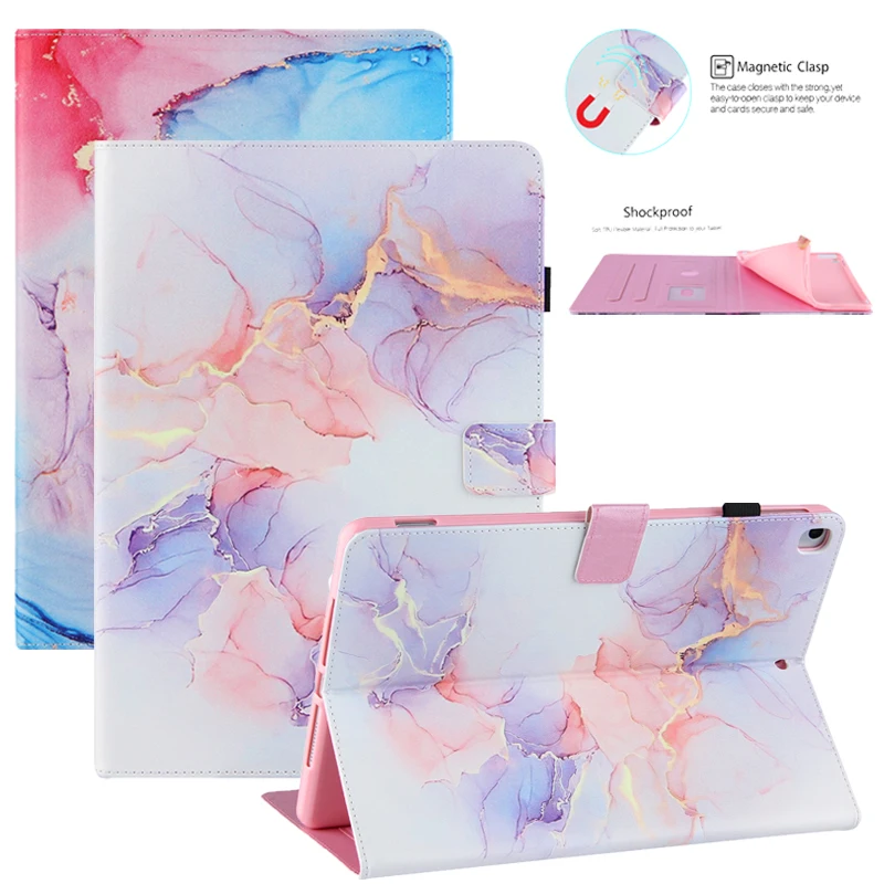 

Wallet Fashion Cover for Huawei Matepad T10S Case 10.1'' PU Leather Stand Magnetic for Huawei Matepad T10 Cover 9.7'' Tablet