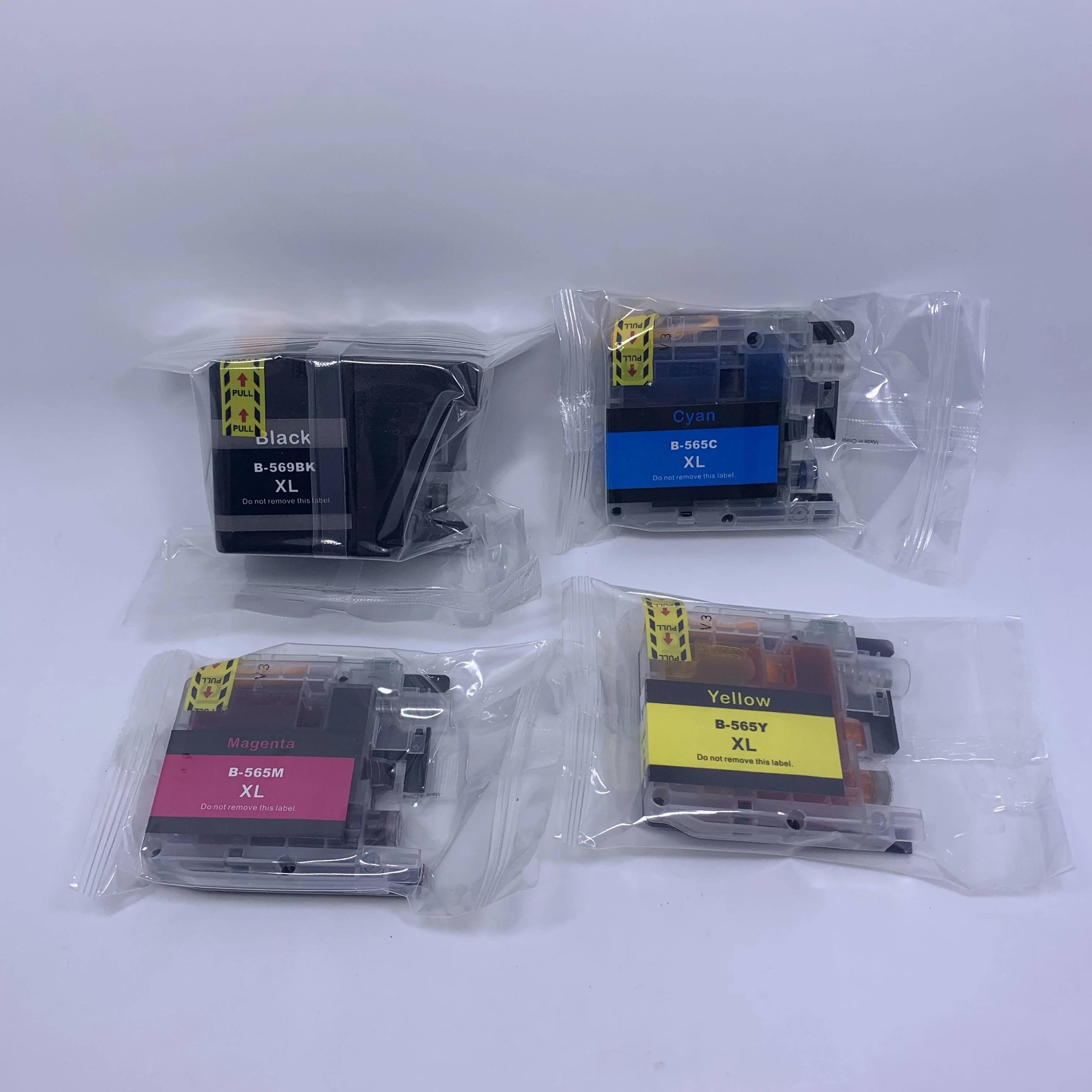 

YOTAT 1set compatible ink cartridge LC569 LC565 for brother MFC-J2310 MFC-J2510 MFC-J3520 MFC-J3720