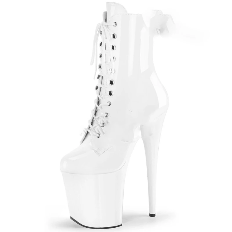 Harga Dovereiss Sepatu Wanita Fashion Sepatu Bot Pendek Hak Stiletto Seksi Ujung Lancip Silang Warna Murni Seksi Musim Dingin 20Cm Ukuran Besar 46
