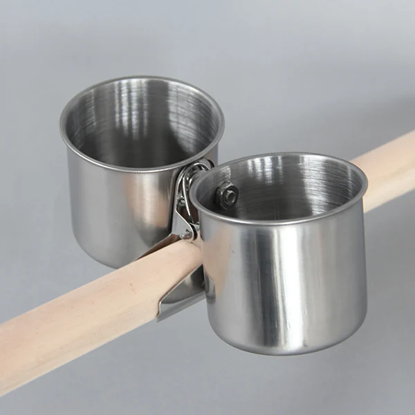 

Mini Outdoor Travel Transport Parrot Cage Bird Carriers Accessories Pet Space Capsule Bag With Wood Perch and feeder CW202