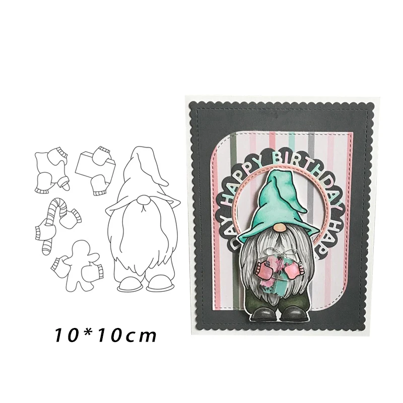 JC прозрачные штампы перчатки для пожилых людей состаренные резиновые