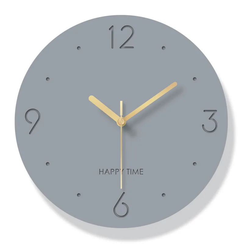 Настенные часы в скандинавском стиле акриловые простые бесшумные настенные для