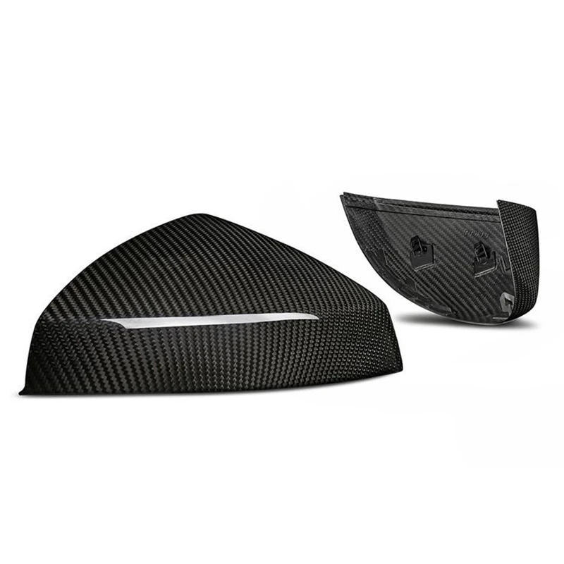 Для Audi RS3 A3 8V S3 Карбоновая крышка зеркала заднего вида с и без помощи при изменении полосы замены глянцевая черная 2014-2017 2018 2019.