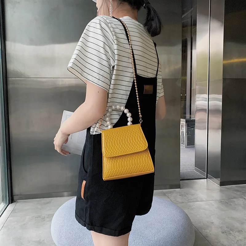 Новая женская 2019 летняя новая Chaohan версия сотня lap Наклонная Сумка цепь одно плечо