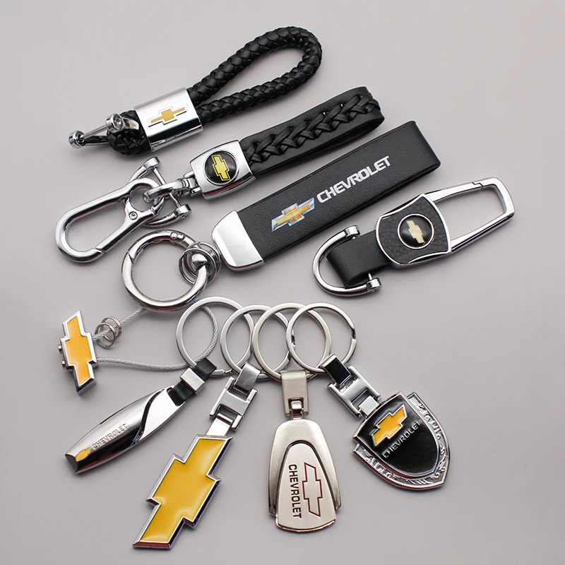 

Metal+Braided rope Car Styling Keychain Key Chain Key Rings For Chevrolet Cruze Captiva Trax Malibu Tahoe Equinox Impala Sonic