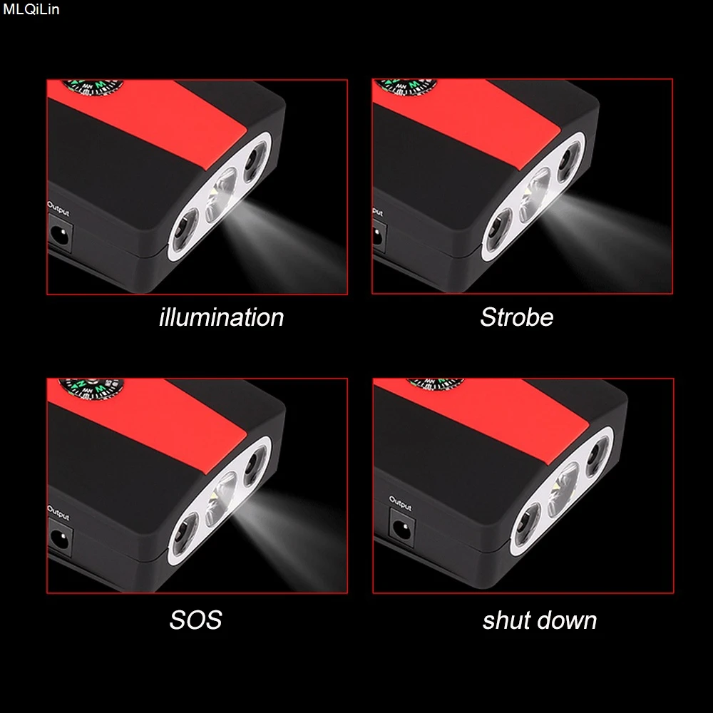 800A 82800mAH Starting Device Power Bank Jump Starter Car Battery Booster Emergency Charger 12v Multifunction | Автомобили и