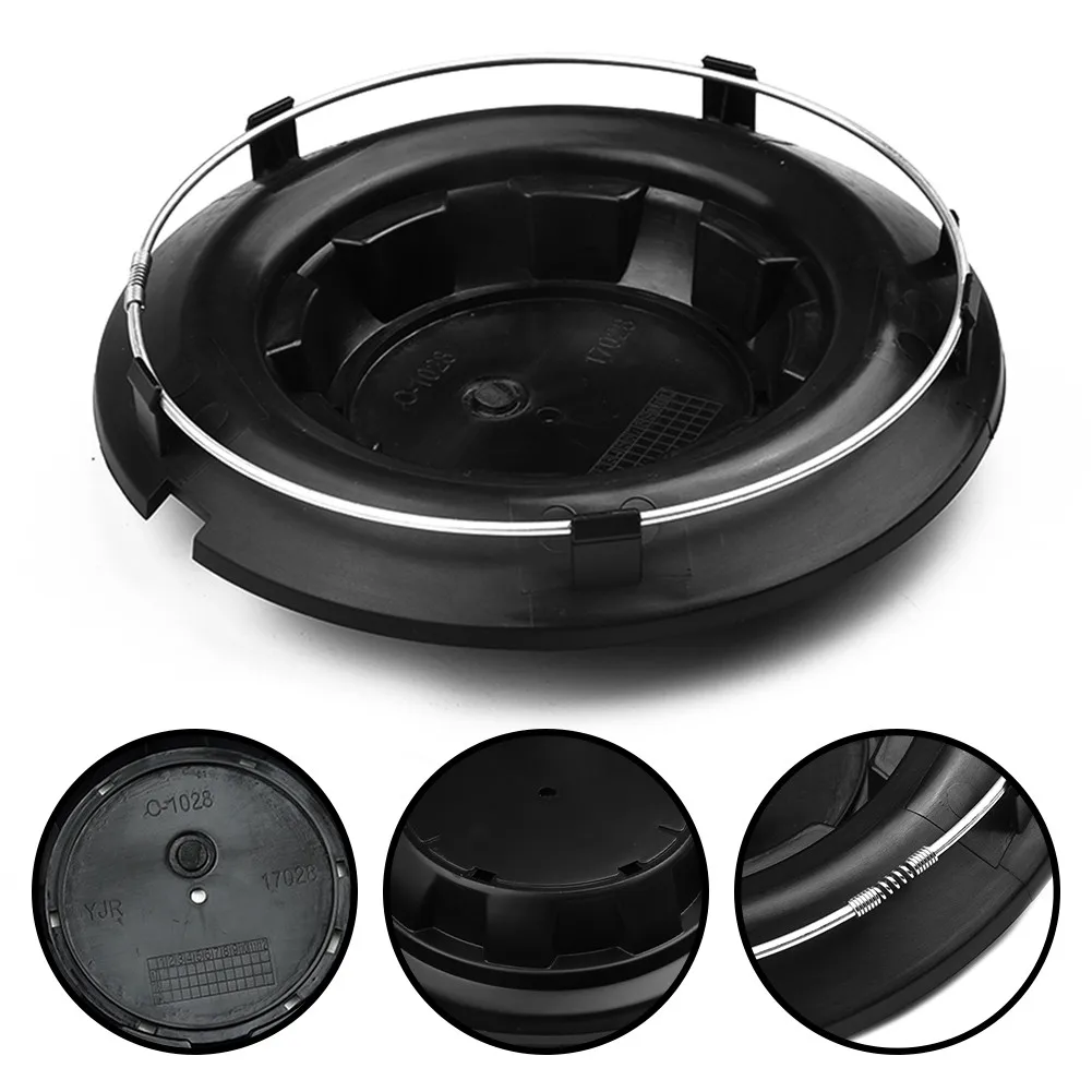 

4pcs Wheel Centre Cap 147mm(5.78in)/137mm(5.37) ABS Plastic Car Black Wheel Centre Hub Cap Wheel For CLS W219 R18