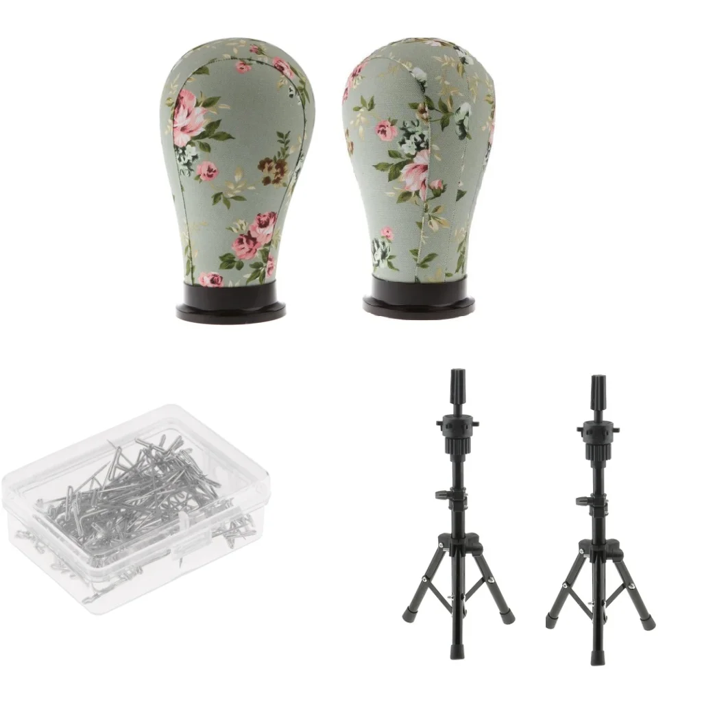 Манекен пробкового холста блок Держатель головки СТЕНД Т шпильки парик делая