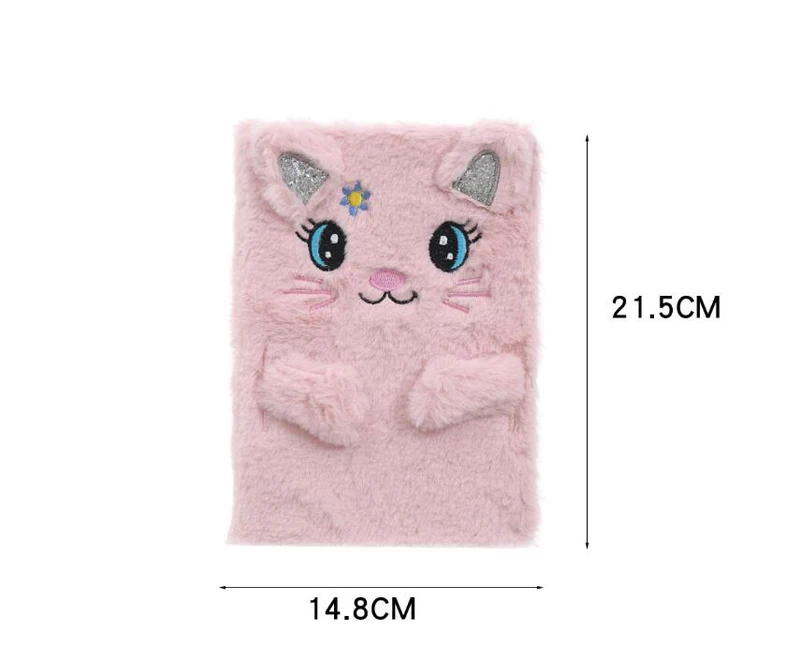 Плюшевый мультяшный милый дневник блокнот бумажный планировщик ежедневник