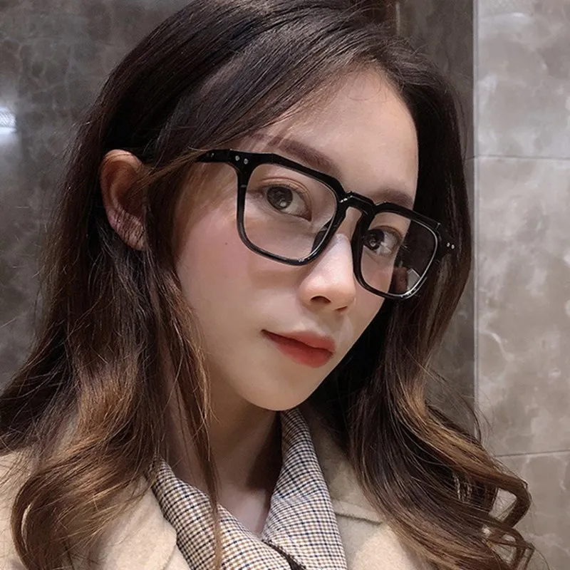 

Retro Square Plastic Anti Blue Light Glasses Frame Classic Men Computer Eyeglasses Optical Myopia Women Eyeglasses 2020 New