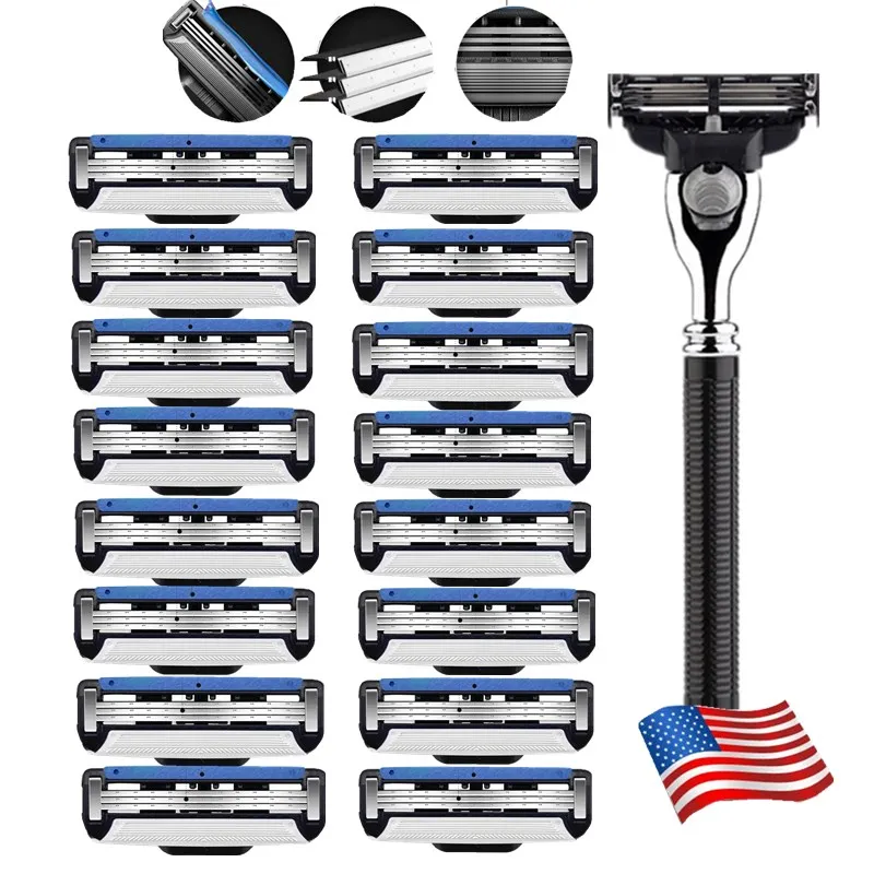 

Shaver for Men Razor Blade holder Machine for Shaving Blades Metal Blade Holder Replacement Blade for Mach 3