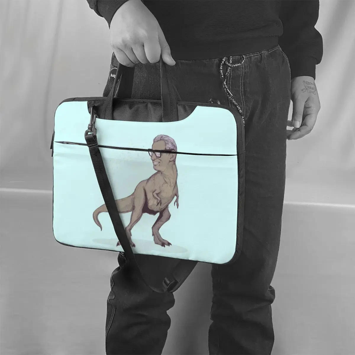 

Dinosaur Laptop Bag Case Protective Fashion Computer Bag Bike Crossbody Laptop Pouch