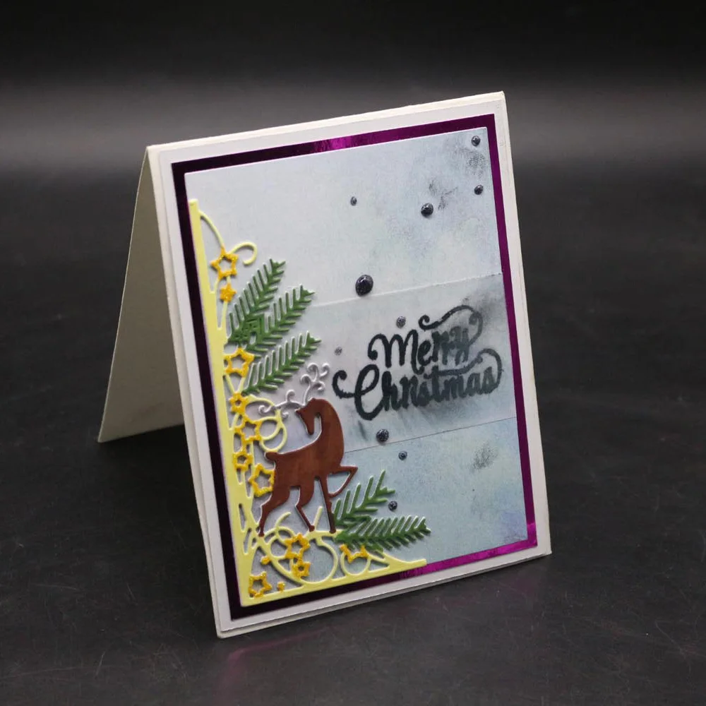 Поздравительная открытка граница кружева металлические Вырубные штампы