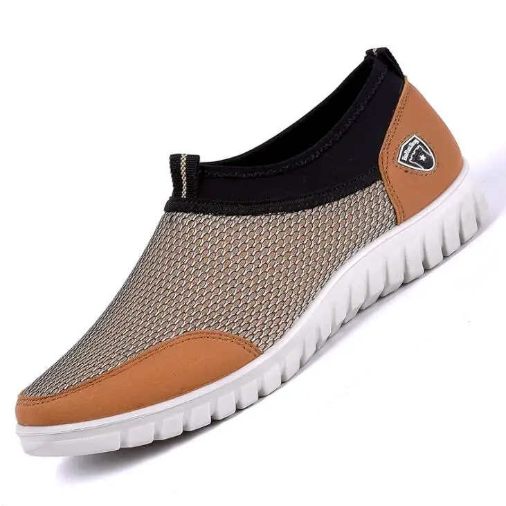 

New Summer Mesh Shoe Sneakers For Men Shoes Breathable Men's Casual Shoes Slip-on Male Shoes Loafers Casual Walking 38-48
