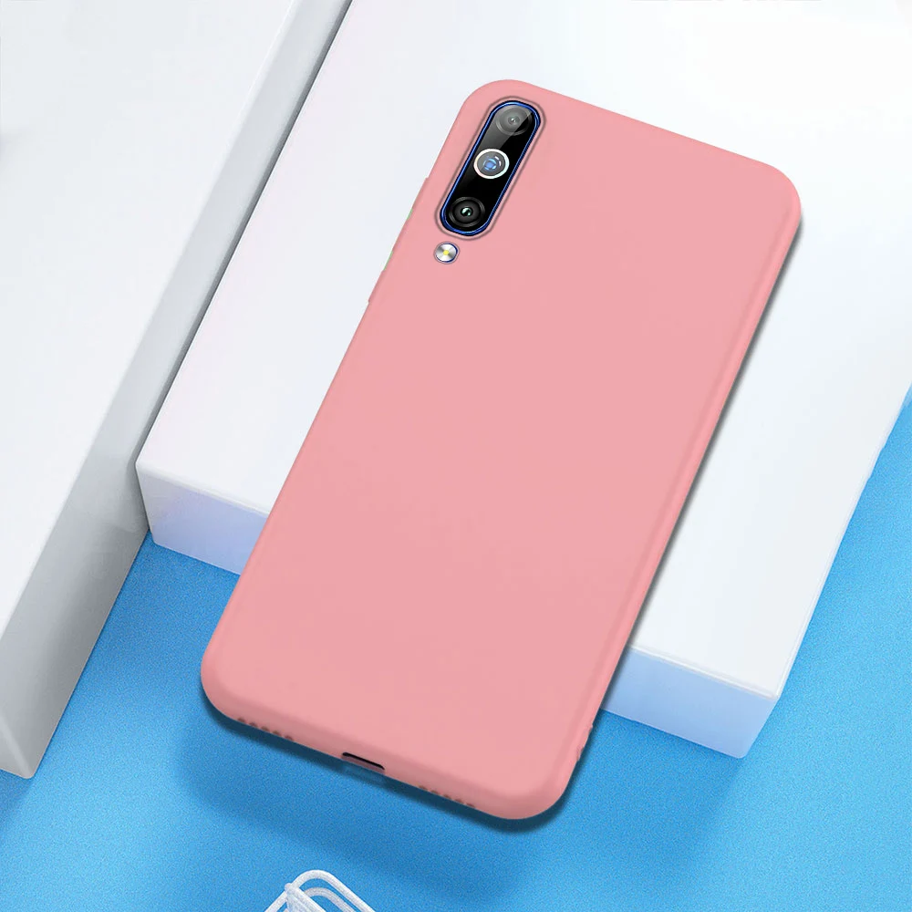 Розовый Для Xiaomi mi A3 чехол для Red mi Note 8 Pro 7 5 7A Мягкая силиконовая резина, жидкого силиконового каучука, Xiaomi mi 9T 9 8 SE mi x 3 A2 Lite 6 6X CC9 CC9E чехол - Цвет: Розовый