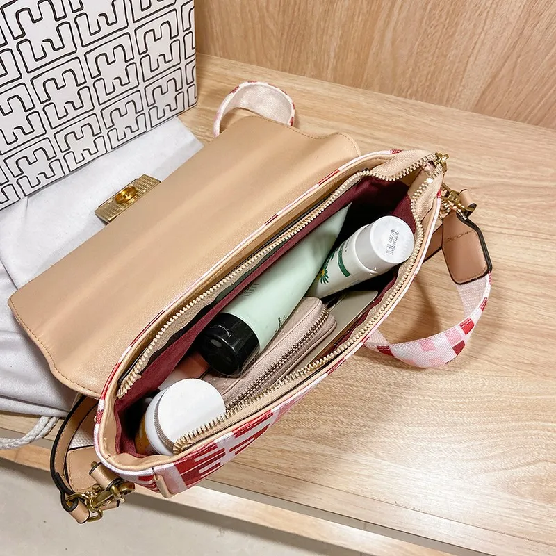 

Insfamous Brand Canvas Retro 2021 New Fashion Ladies All-match Single Shoulder Messenger Bag Purses and Handbag Luxury Designer