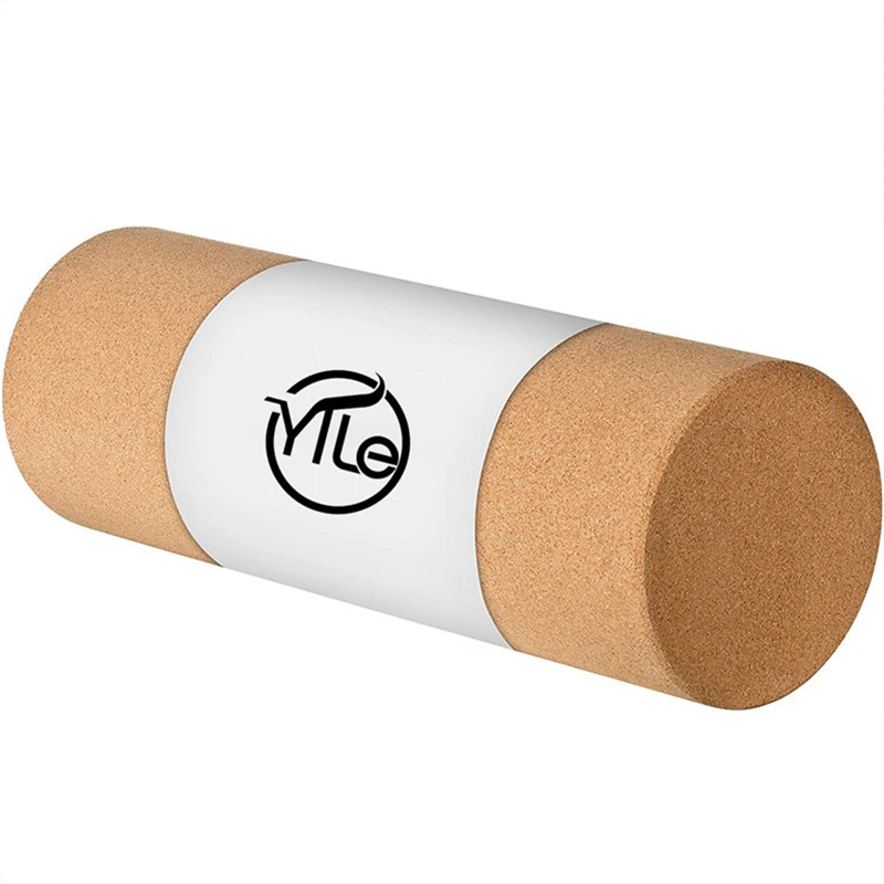 

10X30CM Solid Cork Massage Column Yoga Column Pilates Dance Assisted Massage Yoga Roller Fitness Exercise Equipment