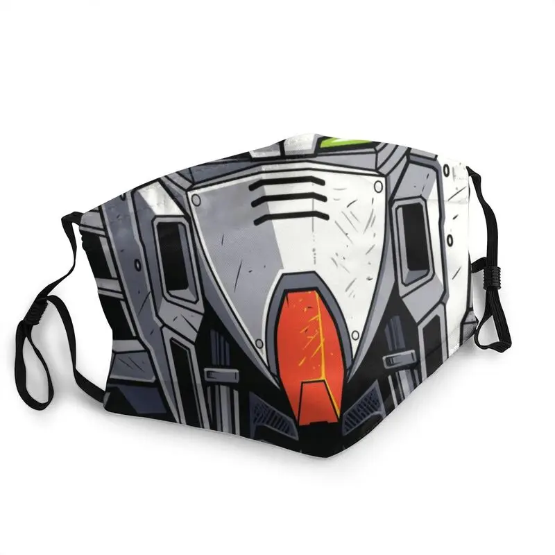 

Моющаяся маска для лица Nu Gundam аниме Mecha, Пылезащитная маска против смога, респиратор, маска для рта