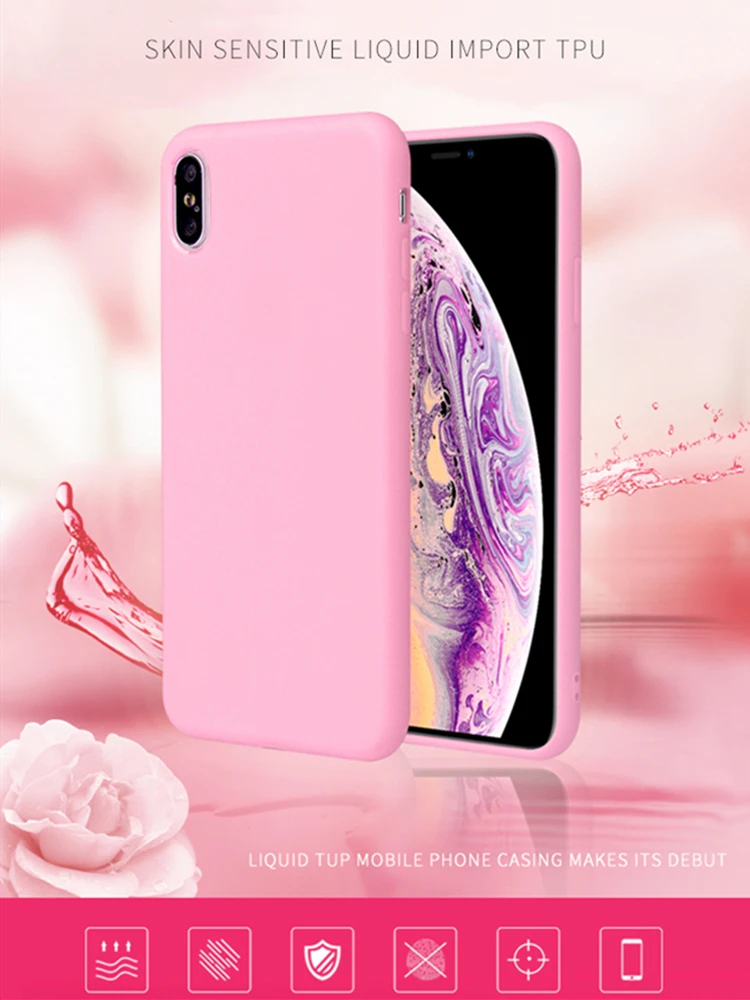 Мягкий силиконовый чехол из ТПУ для iPhone 11 Pro Max X XR Xs 6 6s 7 8 plus | Мобильные телефоны и