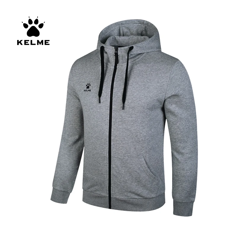 KELME Men's Sportswear Exercise Coat Windproof Jacket  Joggers Football Running Training Zipper Jacket Sports Coat Male 3881313