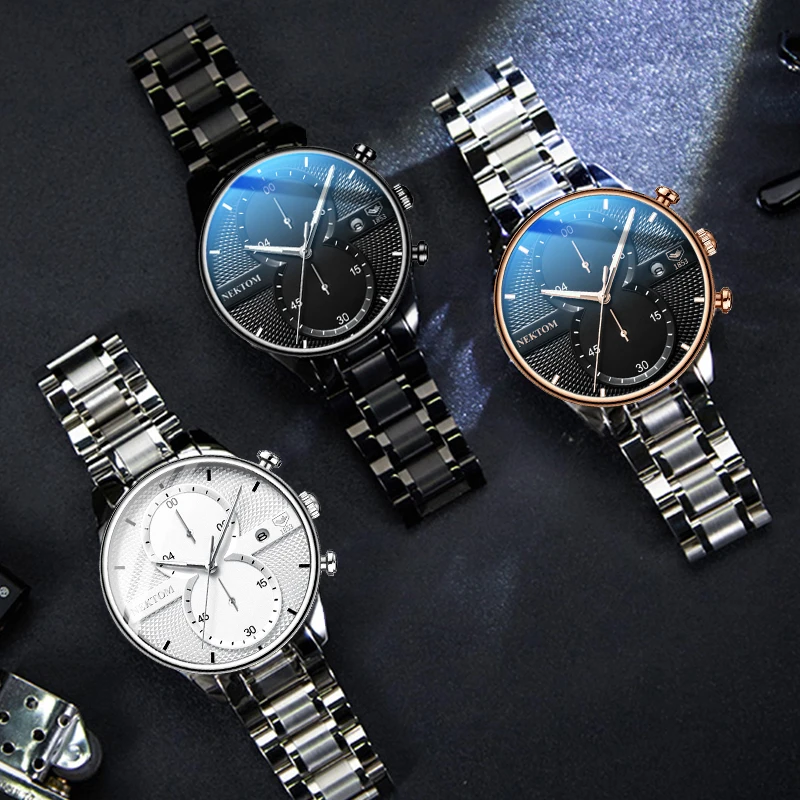 Часы наручные NEKTOM Мужские кварцевые модные повседневные в стиле милитари