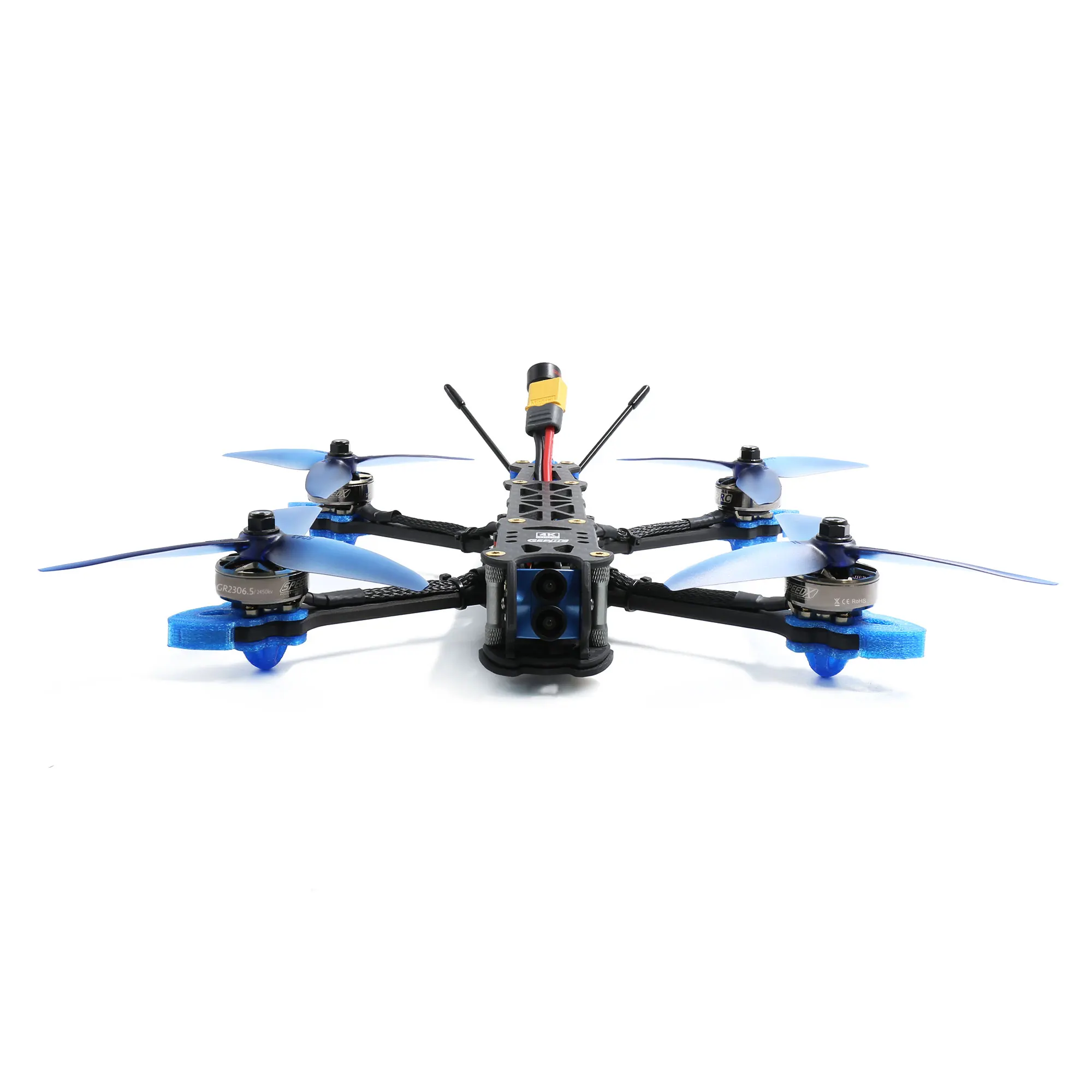 GEPRC Mark4 4K V2 SPAN-F722-VTX BLheli_32 50A Caddx TARSIER GR2306.5 2450KV/1850KV 4S/6S 5 дюймов с видом от первого лица
