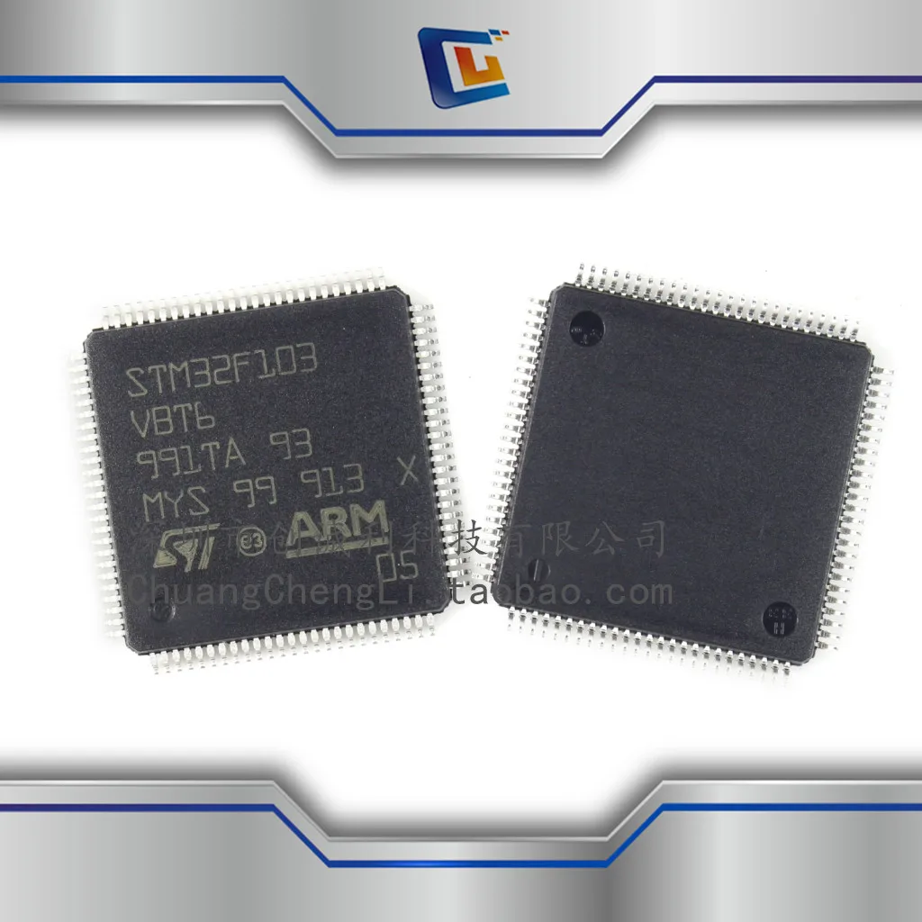 100% новый и оригинальный STM32F103VBT6 |