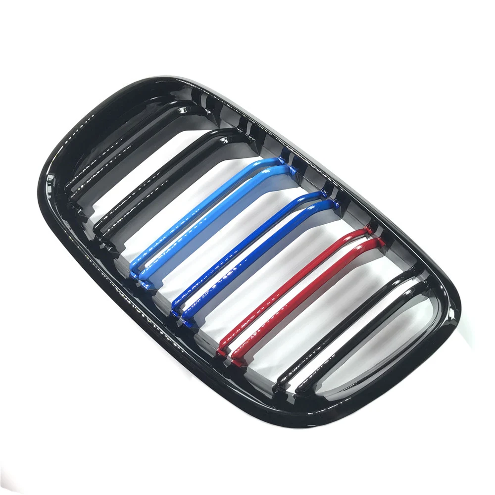 For BMW X5 X6 E70 E71 2007-2014 Gloss M Color Dual Slat Front Kidney Grill Grille | Автомобили и мотоциклы