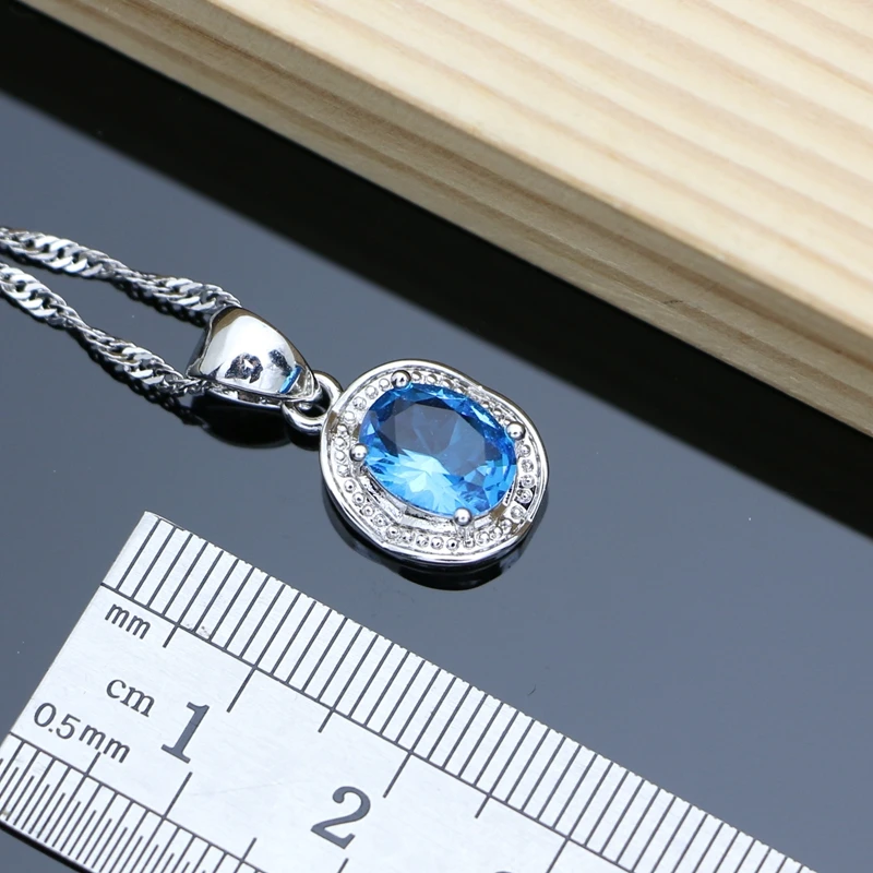 Комплект из колье и серёг серебра 925 пробы | Украшения аксессуары