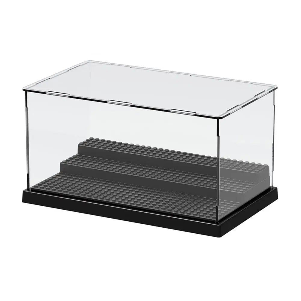 Новые Фигурки защиты витрины 8 цветов отображает коробку с 3 этапами основания